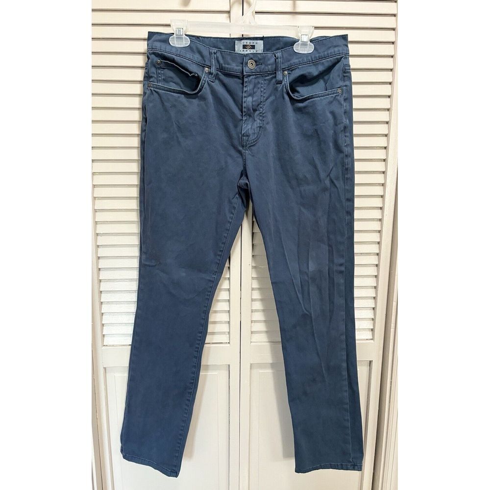 Joseph Abound Bluish Gray Straight Leg Jeans Size 32x32 Mid Rise‎ Logo Pockets
